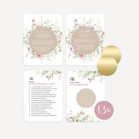 33 Fotoaufgaben Hochzeit "Blooming Romance"