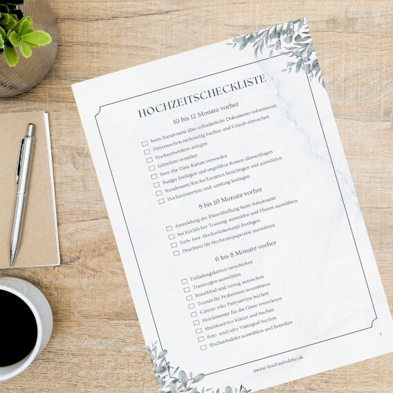 Unsere Hochzeitscheckliste als PDF zum Download
