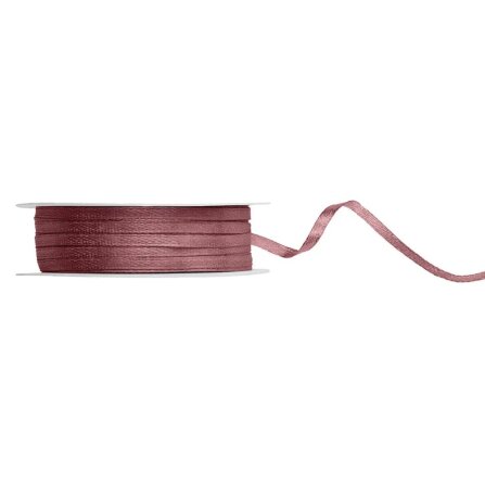 Satinband 3 mm x 50 m altrosa