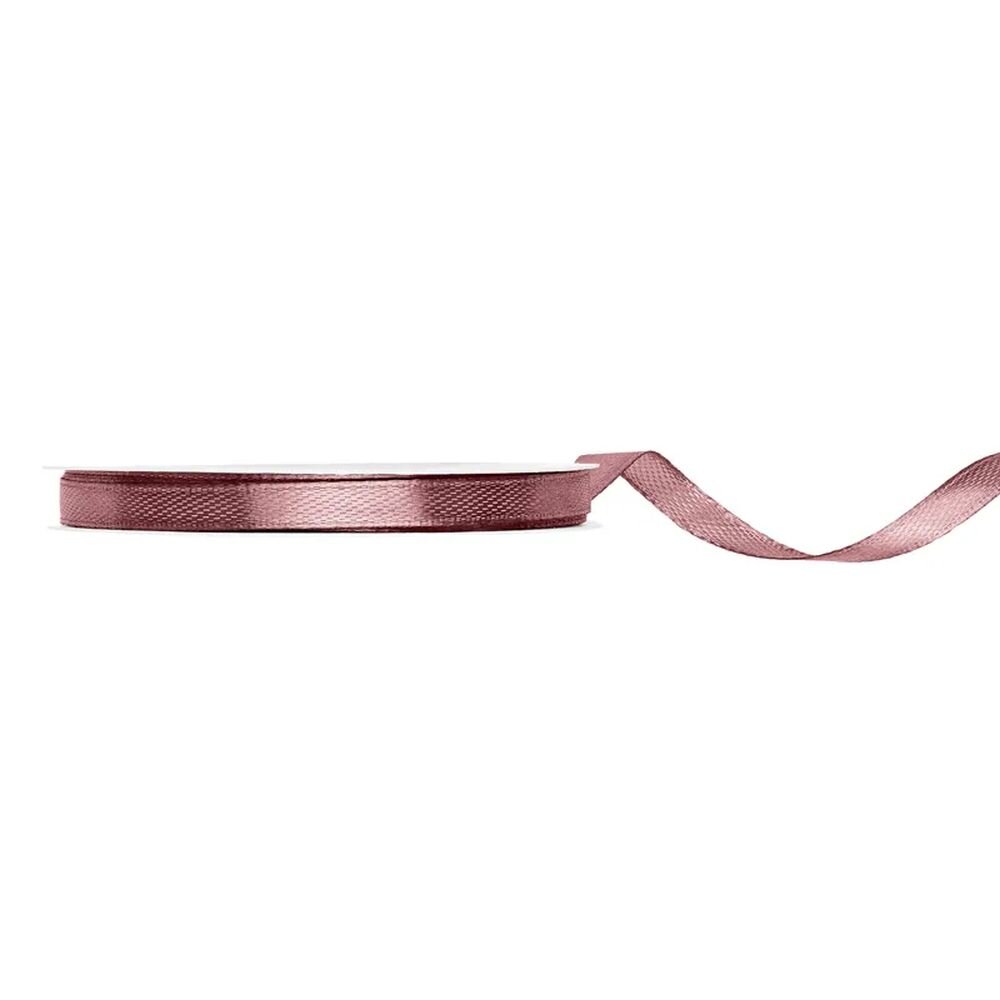 Satinband 6 mm x 25 m altrosa