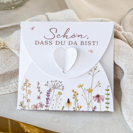 Gastgeschenk Anzuchtset Herz "Wildromantische...