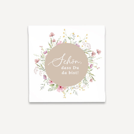 Gastgeschenk Anzuchtset Herz "Blooming Romance" online selbst gestalten
