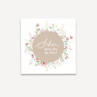 Gastgeschenk Anzuchtset Herz "Blooming Romance" online selbst gestalten