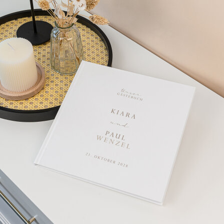 Gästebuch Hochzeit zum Ausfüllen "Perfect Match"