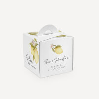 Personalisierbare Gastgeschenk Box "Lemon"