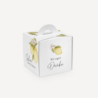 Personalisierbare Gastgeschenk Box "Lemon"