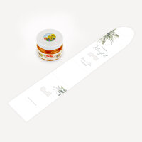 Geschenktäschchen mit Blütenhonig "Blätter Salbei"