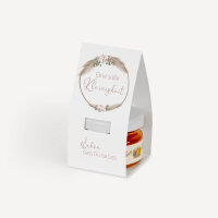 Geschenktäschchen mit Blütenhonig "Boho Pampas" Eine süße Kleinigkeit