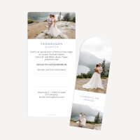 Danksagung Hochzeit mit Lesezeichen "Perfect Day"