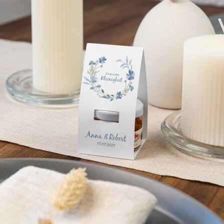 Geschenktäschchen mit Blütenhonig...