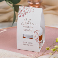Geschenktäschchen mit Blütenhonig "Trockenblumen Blush"