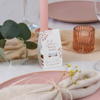 Geschenktäschchen mit Blütenhonig "Trockenblumen Blush"