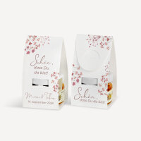 Geschenktäschchen mit Blütenhonig "Trockenblumen Blush"