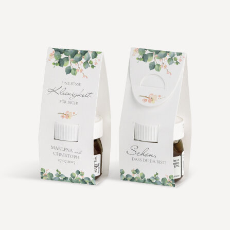 Geschenktäschchen mit Nutella "Eukalyptus Ranken" online selbst gestalten