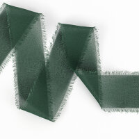 Chiffonband waldgrün 40 mm x 70 cm