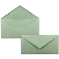 Umschlag DIN Lang 110 x 220 mm eukalyptusgrün
