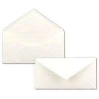 Umschlag DIN Lang 110 x 220 mm creme