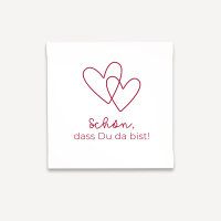 Gastgeschenk Anzuchtset Herz "Zwei Herzen"