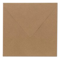 Umschlag 165 x 165 mm Kraftpapier
