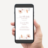Save the Date Whatsapp Vorlage "Wild Flowers"