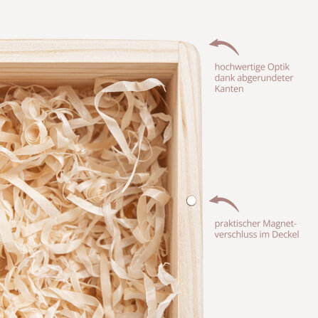 Kerzenbox Holz blanko unbedruckt