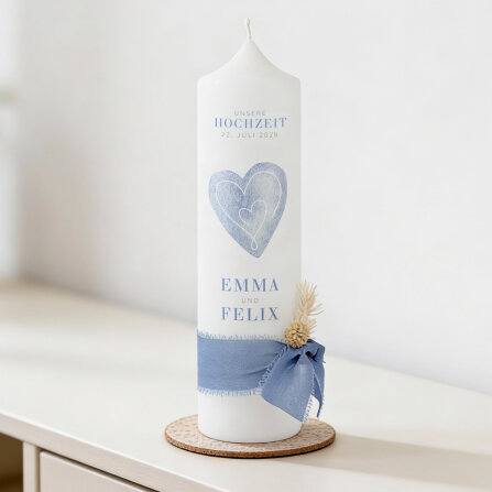 Hochzeitskerze Herz