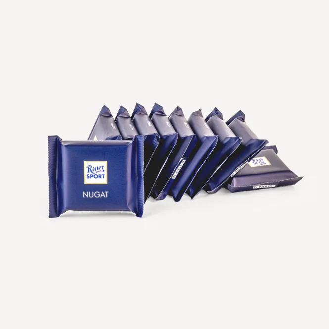 10 x Ritter Sport Mini Nugat