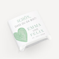 Banderole Mini Schokolade "Herz"