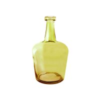 Ballonvase gelb 8 x 14 cm