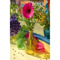 Ballonvase gelb 8 x 14 cm