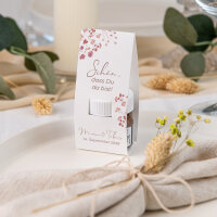 Geschenktäschchen mit Nutella "Trockenblumen Blush"