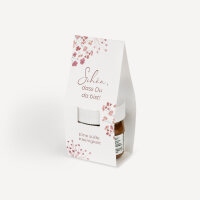 Geschenktäschchen mit Nutella "Trockenblumen Blush"