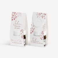 Geschenktäschchen mit Nutella "Trockenblumen Blush"