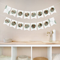 Fotogirlande Hochzeit "Eukalyptus Geometrie"