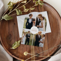 Dankeskarte Hochzeit Bogenkarte "Magischer Moment"