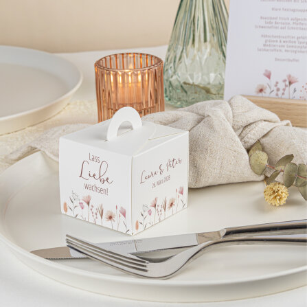 Gastgeschenk Anzuchtset Box "Wild Flowers"