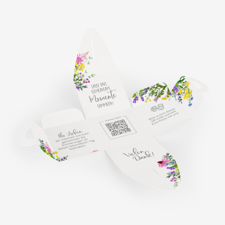 Gastgeschenk Anzuchtset Box "Wildblumen"