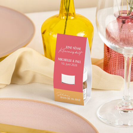 Geschenktäschchen mit Nutella "Color Blocking"