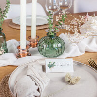 Tischkarte Hochzeit Aufsteller "Eukalyptus Ranken"
