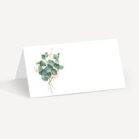 Tischkarte Hochzeit Aufsteller "Eukalyptus Ranken"