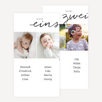 Tischplan Hochzeit "Kinderfotos"