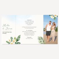 Hochzeitseinladung Altarfalz "Bali"