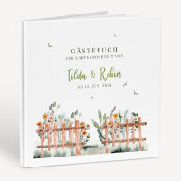 Gästebuch Hochzeit zum Ausfüllen "Gartenhochzeit"