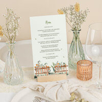 Menükarte Hochzeit "Gartenhochzeit"