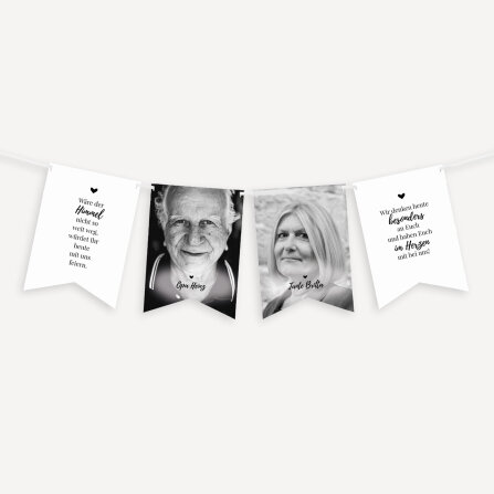 Trauergirlande Hochzeit zum Gedenken an Verstorbene
