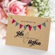 Save the Date Karte Hochzeit Boho Style ohne Text / Muster