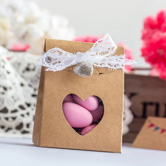 Gastgeschenk Geschenktütchen Vintage mit Herz