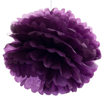 Pompons lila Ø 35 cm