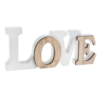 Deko Buchstaben "Love"