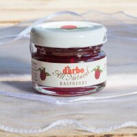 Gastgeschenk Mini Konfitüre Himbeere